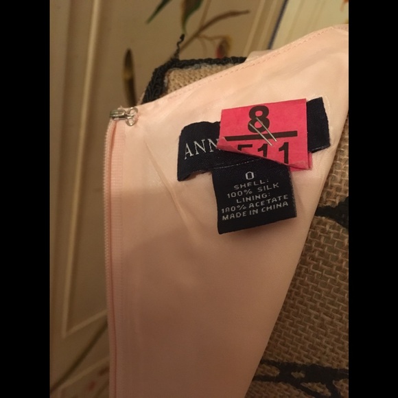 Ann Taylor GorgeousPale Pink Silk Dress Size 0 - Picture 7 of 7